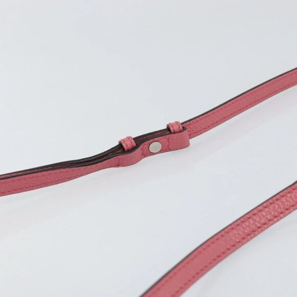 GUCCI New Jackie Shoulder Bag Leather Pink Silver - Picture 9 of 16